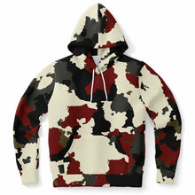 Load image into Gallery viewer, Crimson & Cream Fashion Hoodie