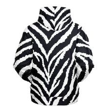 Load image into Gallery viewer, Zebra Fashion Hoodie - AOP
