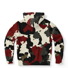 Load image into Gallery viewer, Crimson & Cream Fashion Hoodie
