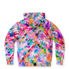 Load image into Gallery viewer, Pink Confetti Zip Up Hoodie
