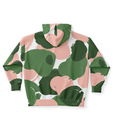 Load image into Gallery viewer, Pretty Muted Camo Print Curvy Plus Zip-Up Hoodie