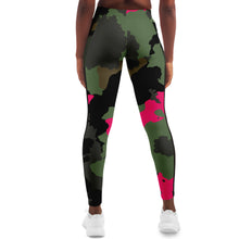 Load image into Gallery viewer, We Fight In Pink Mesh Leggings