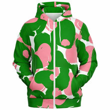 Load image into Gallery viewer, Pretty Camo 2 Print Zip-Up Hoodie