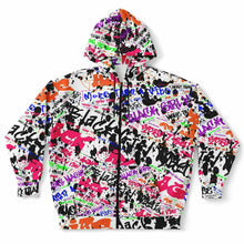 Load image into Gallery viewer, Black Girl Hustle Curvy Plus Zip Up Hoodie