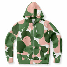 Load image into Gallery viewer, Pretty Muted Camo Print Zip-Up Hoodie
