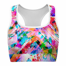 Load image into Gallery viewer, Pink Confetti Active Bra