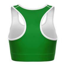 Load image into Gallery viewer, Kelly Green Sports Bra