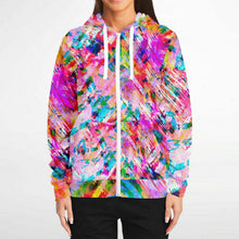 Load image into Gallery viewer, Pink Confetti Zip Up