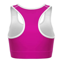 Load image into Gallery viewer, Fuchsia Sports Bra