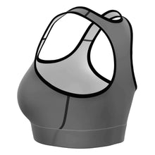 Load image into Gallery viewer, Grey Sports Bra