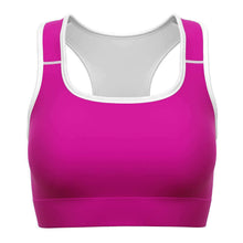 Load image into Gallery viewer, Fuchsia Sports Bra