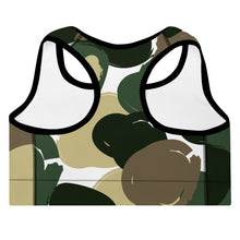 Load image into Gallery viewer, Love Camo Print - Padded Sports Bra