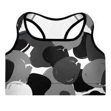 Load image into Gallery viewer, Gray Day Camo Print - Padded Sports Bra
