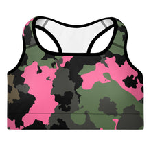 Load image into Gallery viewer, "We Fight In Pink" Padded Sports Bra