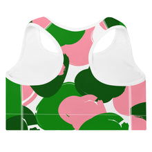 Load image into Gallery viewer, Pretty Camo Print 2 - Padded Sports Bra
