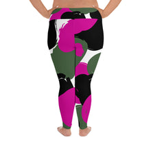 Load image into Gallery viewer, Hot Pink Camo Print - Curvy Size Leggings