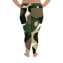 Load image into Gallery viewer, Love Camo Print - Curvy Size Leggings