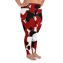 Load image into Gallery viewer, Diva Camo Print - Curvy Size Leggings