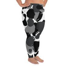 Load image into Gallery viewer, Gray Day Camo Print - Curvy Size Leggings