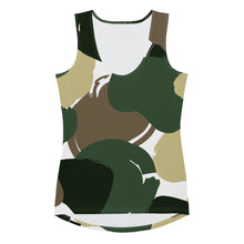 Load image into Gallery viewer, Love Camo Print - Body Hugging Active Tank Top (Women's Fit)