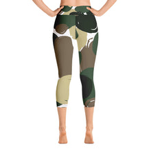 Load image into Gallery viewer, Love Camo Print - Active Capri Leggings