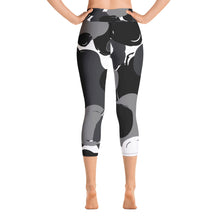 Load image into Gallery viewer, Gray Day Camo Print - Active Capri Leggings