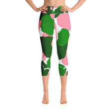 Load image into Gallery viewer, Pretty Camo Print 2 - Active Capri Leggings