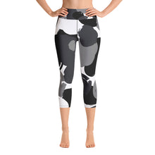 Load image into Gallery viewer, Gray Day Camo Print - Active Capri Leggings