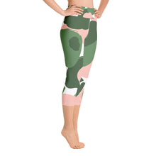 Load image into Gallery viewer, Pretty Camo Print - Active Capri Leggings