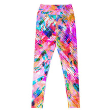 Load image into Gallery viewer, Pink Confetti Watercolor - Leggings