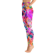Load image into Gallery viewer, Pink Confetti Watercolor - Leggings
