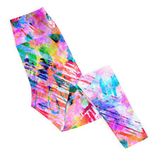 Load image into Gallery viewer, Pink Confetti Watercolor - Leggings