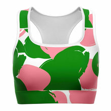 Load image into Gallery viewer, Pretty Camo 2 Print Active Bra
