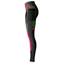 Load image into Gallery viewer, We Fight In Pink Mesh Leggings