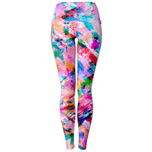 Load image into Gallery viewer, Pink Confetti Mesh Leggings