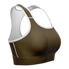 Load image into Gallery viewer, Camo Brown Sports Bra