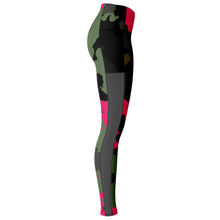 Load image into Gallery viewer, We Fight In Pink Mesh Leggings