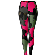 Load image into Gallery viewer, We Fight In Pink Mesh Leggings