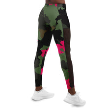 Load image into Gallery viewer, We Fight In Pink Mesh Leggings