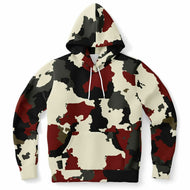 Crimson & Cream Fashion Hoodie