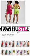 Hustle and Flow Set - (Lace Up Back & Biker)