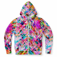 Pink Confetti Zip Up