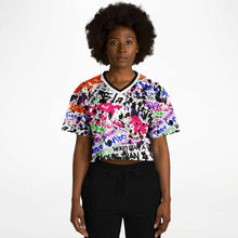 Load image into Gallery viewer, Black Girl Hustle Cropped Jersey
