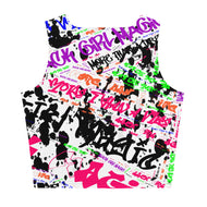 Black Girl Hustle Crop Top