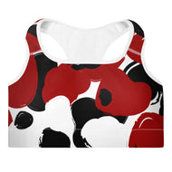 Diva Camo Print - Padded Sports Bra