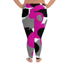 Load image into Gallery viewer, 1977 Hustle Camo Print - Curvy Size Leggings
