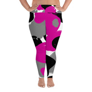 1977 Hustle Camo Print - Curvy Size Leggings