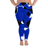 Finer Camo Print - Curvy Size Leggings