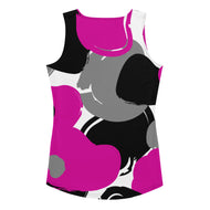 1977 Hustle Camo Print - Body Hugging Active Tank Top (Women's Fit)