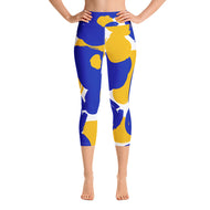 Rhoyal Camo Print - Active Capri Leggings